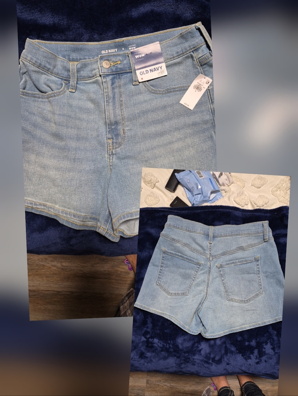 Old Navy Light Blue Denim Jean Shorts